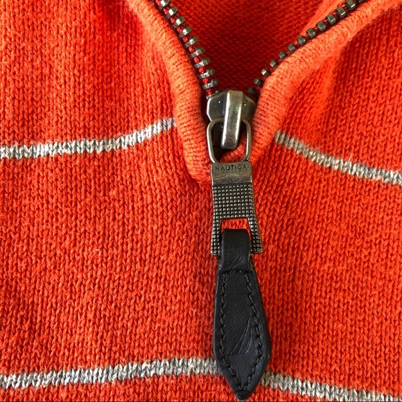 Nautica Men’s Zip Neck Cotton Sweater - Picture 2 of 12